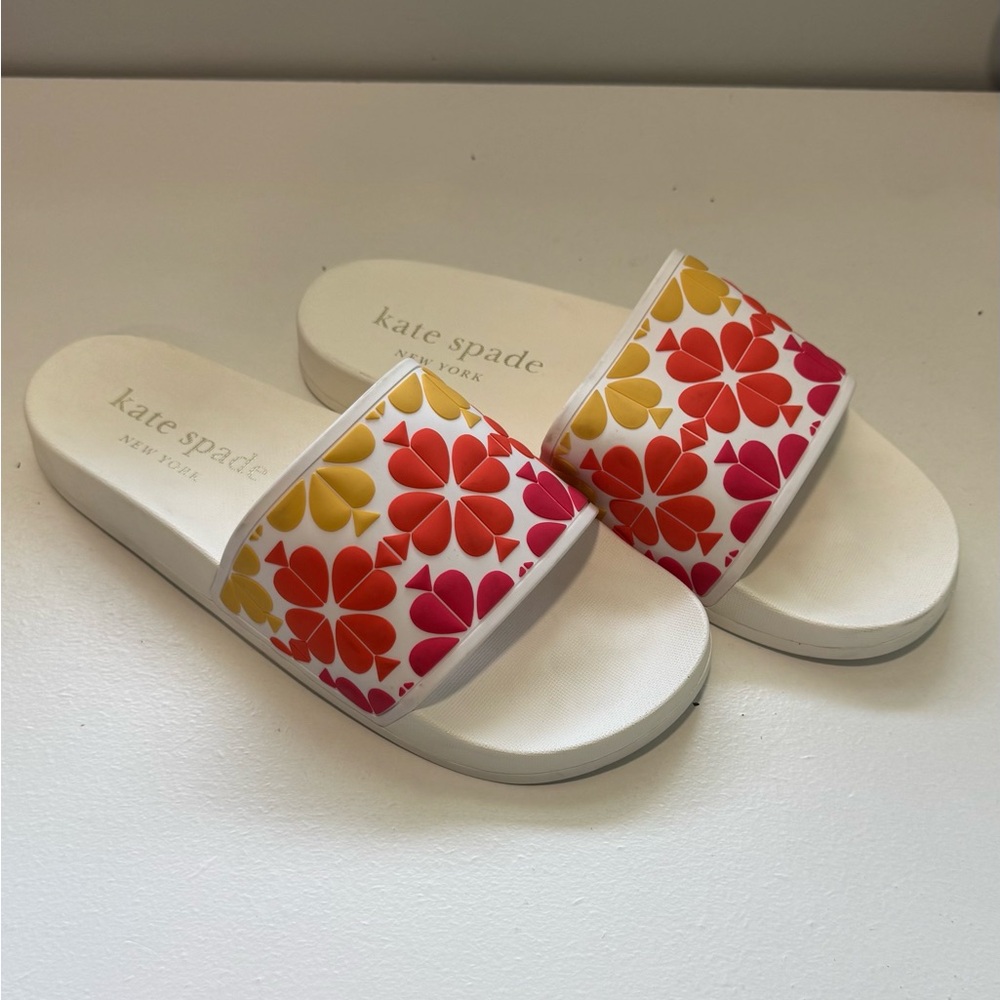 Kate Spade - Olympia Slide Sandal | Floral Spades | Size: 10